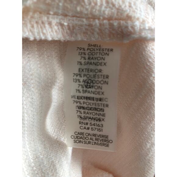 Calvin Klein Sheath Dress Women's Size 8 Crew Neck Pale Orange NEW - Picture 7 of 9